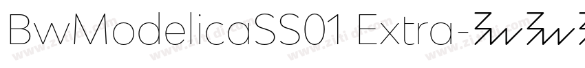 BwModelicaSS01 Extra字体转换